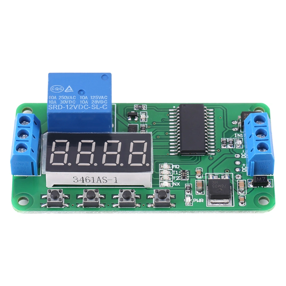 Multifunction 1 Channel DC 12V Delay Relay Controller LED Timer Switch Module Board PLC