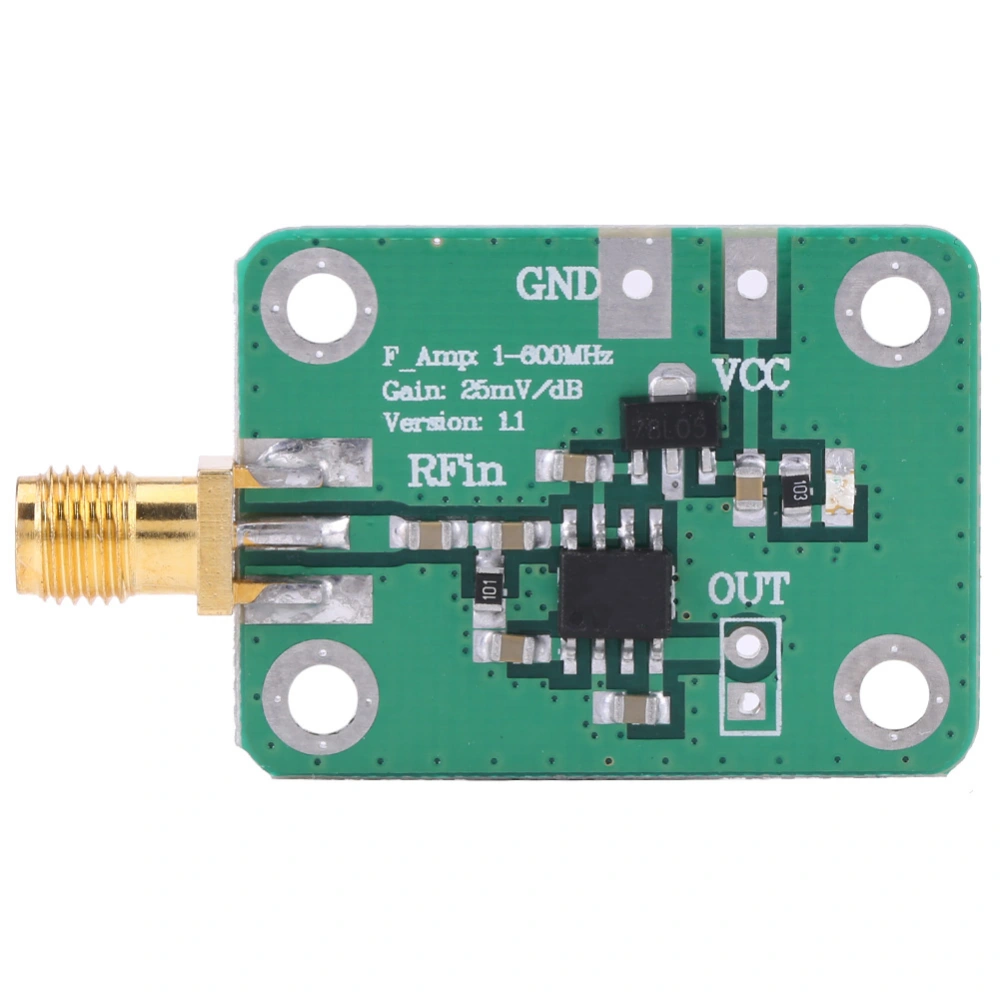 1-600MHz RF Signal Power Meter Logarithmic Detector -74dBm to 18dBm Radio Frequency Detection