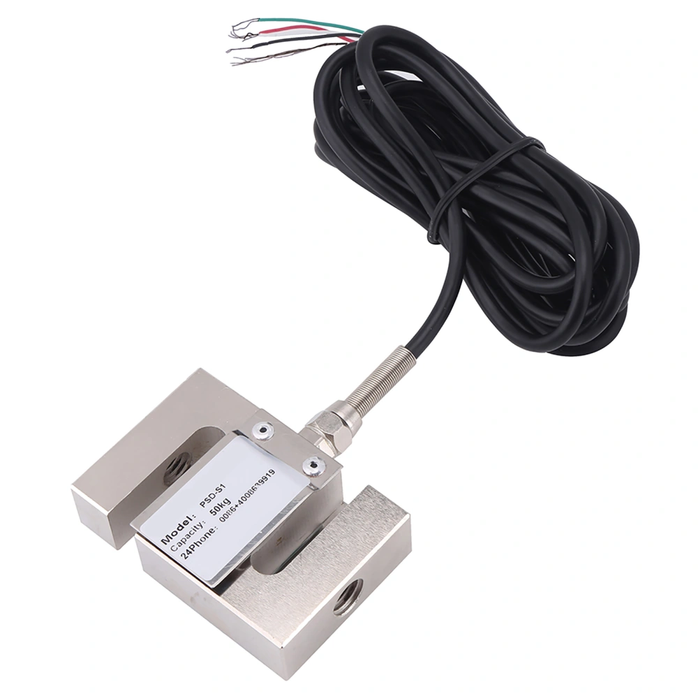 S TYPE High Precision Load Cell Scale Sensor Weighting Sensor With Cable 50KG