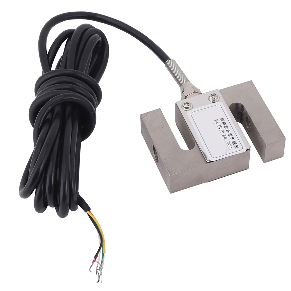 S TYPE High Precision Load Cell Scale Sensor Weighting Sensor With Cable 100KG