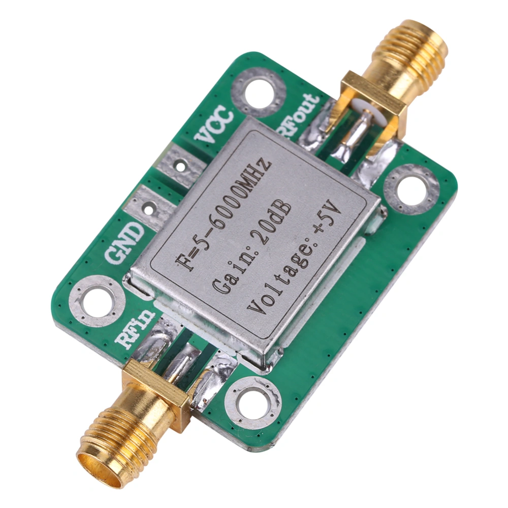 5-6000MHz Gain 20dB Broadband RF VHF UHF Signal Power Amplifier Module