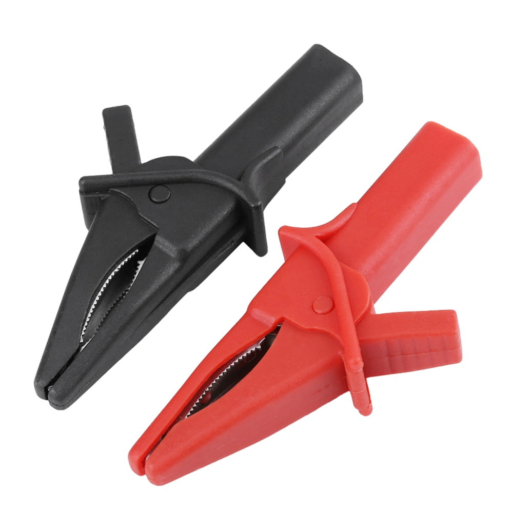 2pcs Fitting of DSO3064 HT18A Large Dolphin Gator Clips Red Black for Oscilloscope