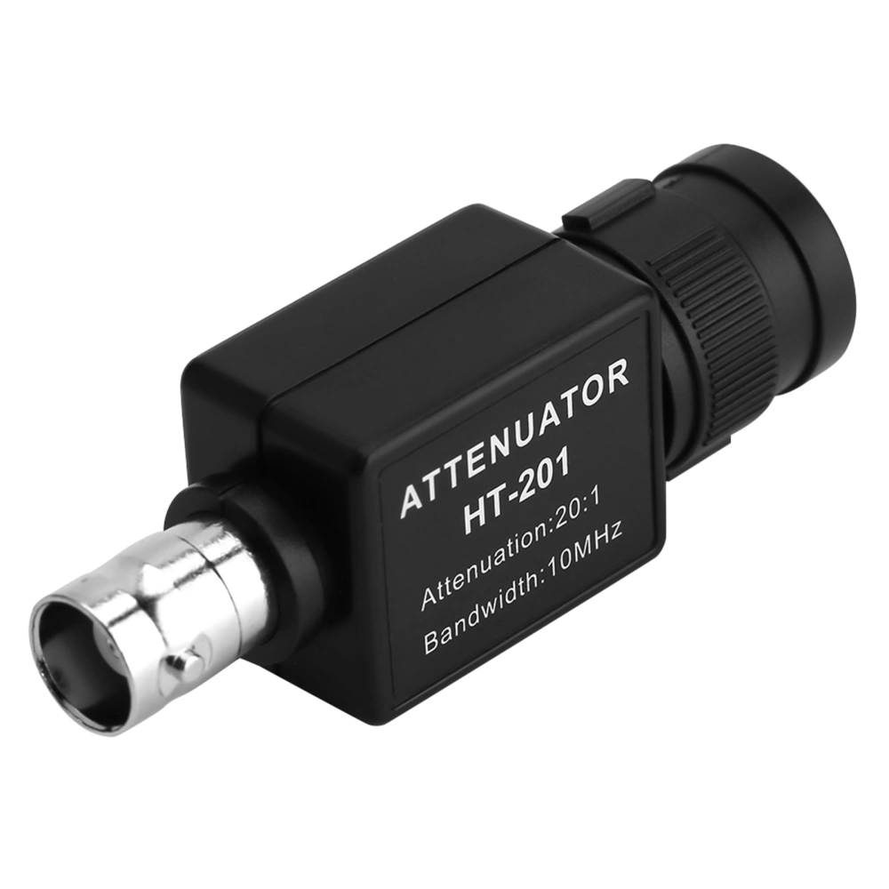 HT201 Signal Attenuation 20:1 10MHz Bandwidth Passive Attenuator for Oscilloscope