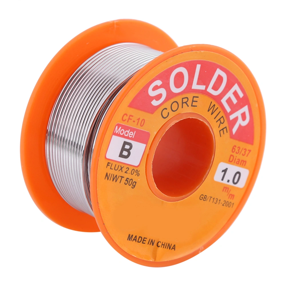 63/37 Rosin Core Solder Wire Flux 2% Tin Solder Iron Welding Wire Reel 0.6/0.8/1.0mm 50g