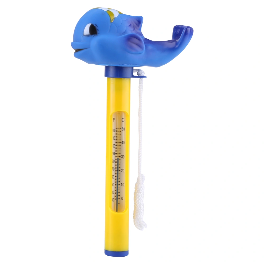 Cute Animal Floating Thermometer for All Outdoor & Indoor Swimming Pool Spas(Blue whale)