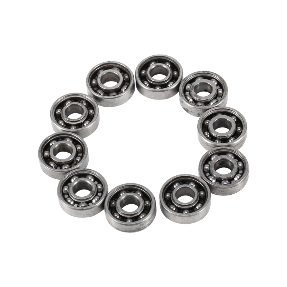 10pcs Steel Miniature 608 Ball Bearing for Fingertip Toy Spinner 8*22*7mm