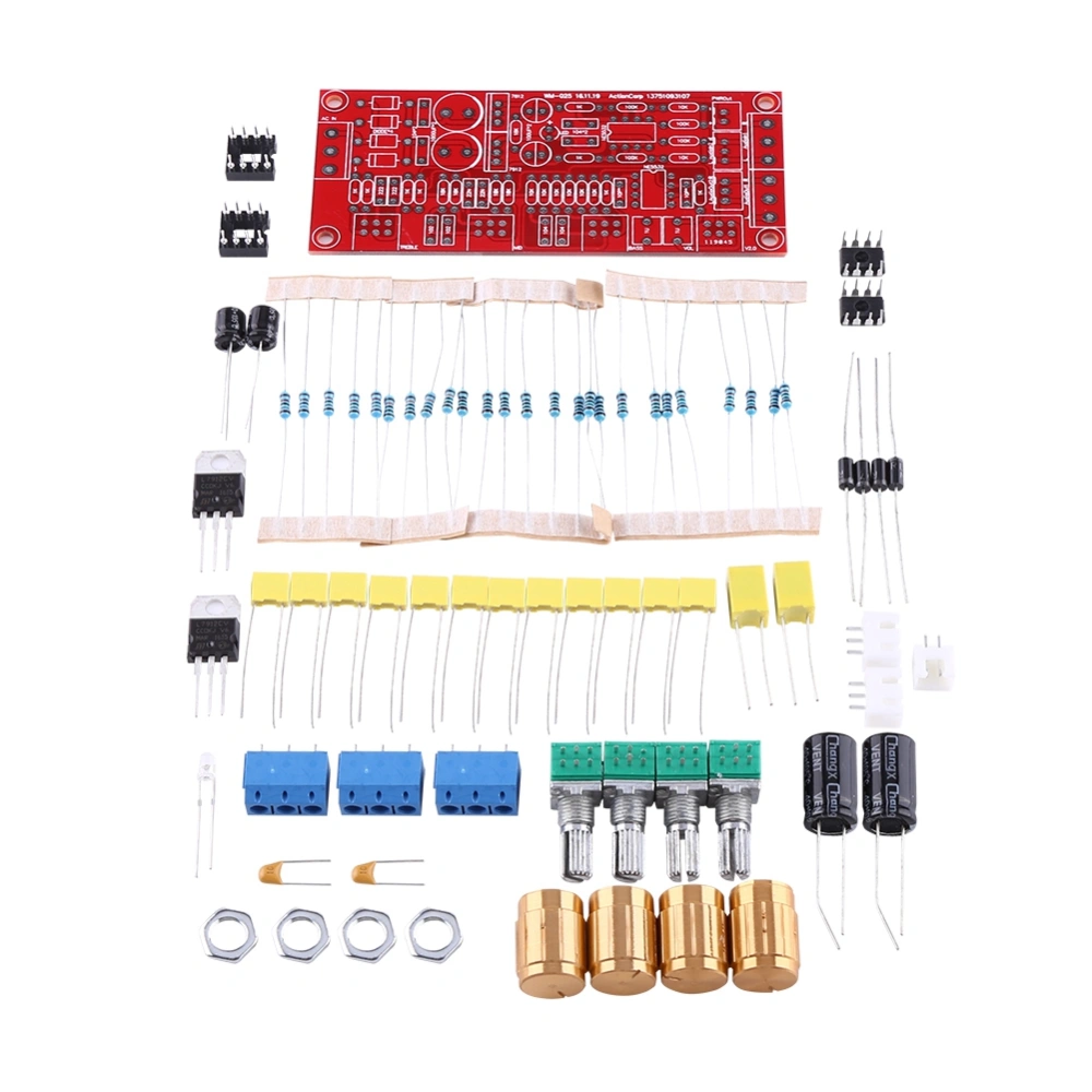 HIFI Preamp NE5532 Pre amplifier Tone Board Kits AC 12V OP-AMP HIFI Amplifier（DIY KIT）