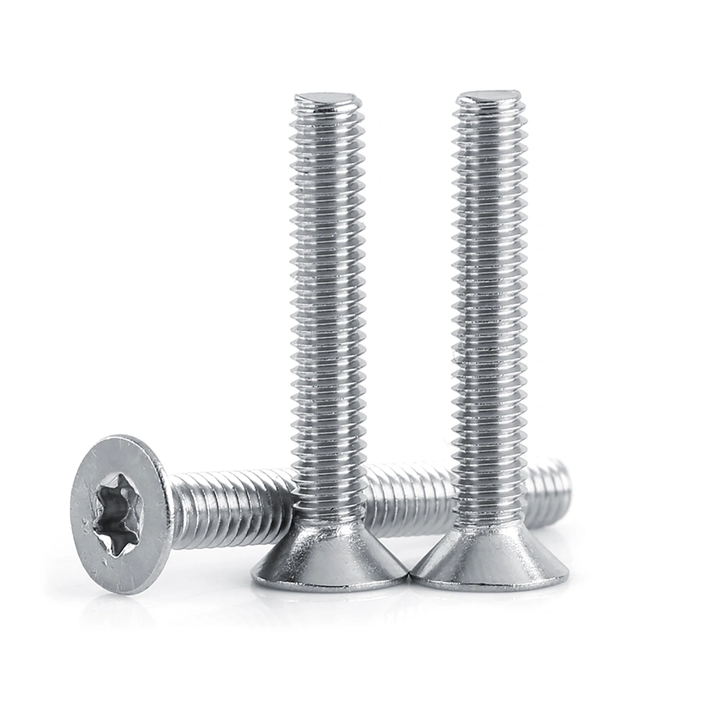 M4 Stainless Steel Flat Head Star Drive Machine Screws Bolts (M4×30)