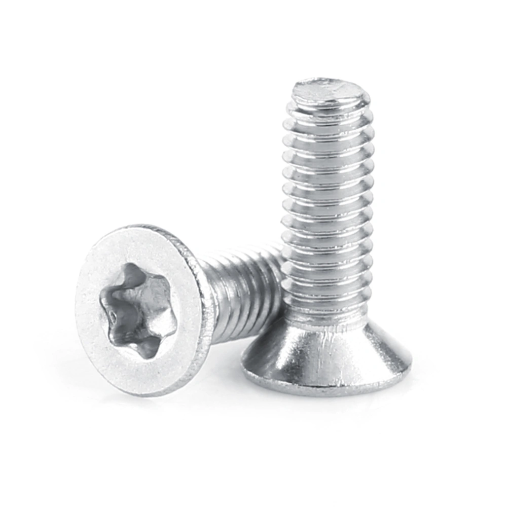 M2.5 Stainless Steel Flat Head Star Drive Machine Screws Fastener (M2.5×6)