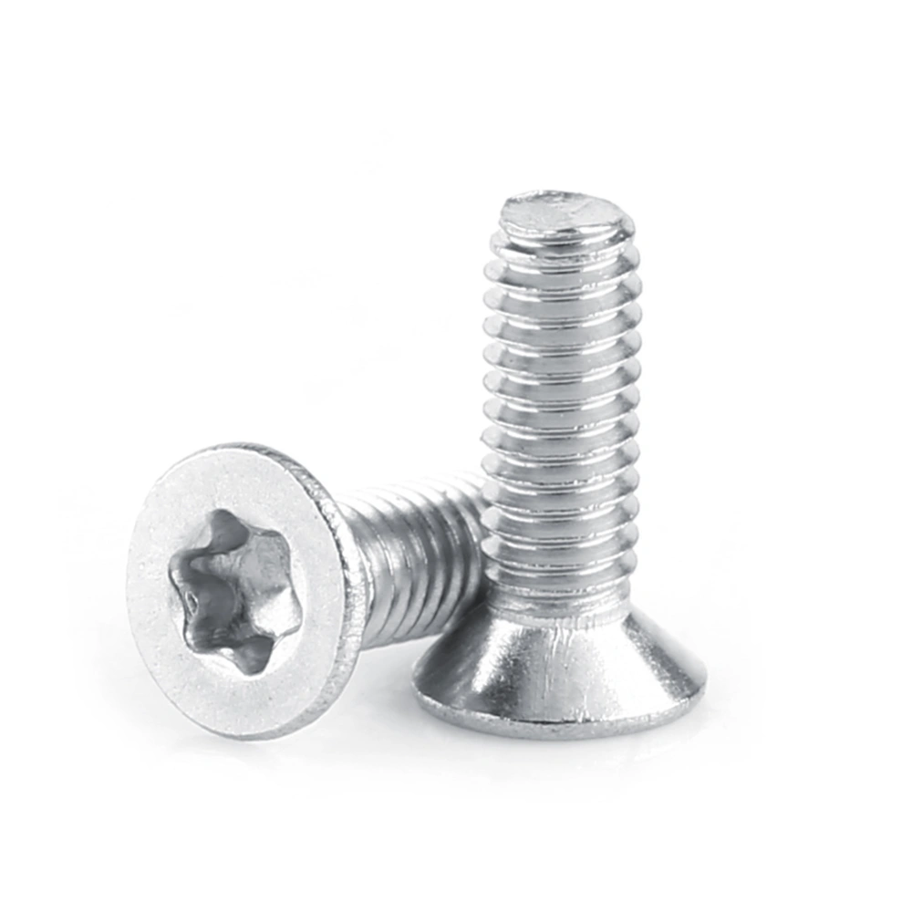 M2.5 Stainless Steel 304 Star Flat Head Machine Screws (M2.5×8)