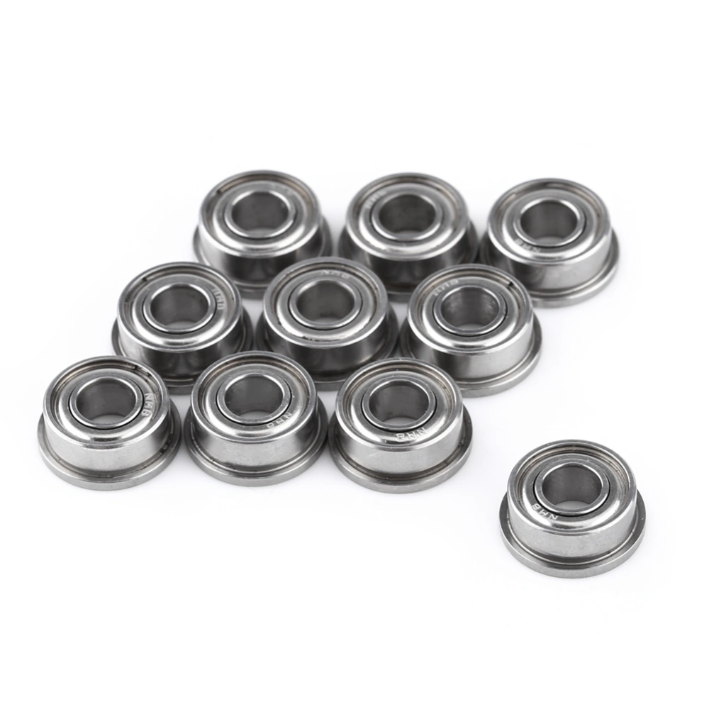 10pcs F684ZZ Double shielded Miniature Flanged Ball Bearings 4x9x4mm for 3D Printer Model