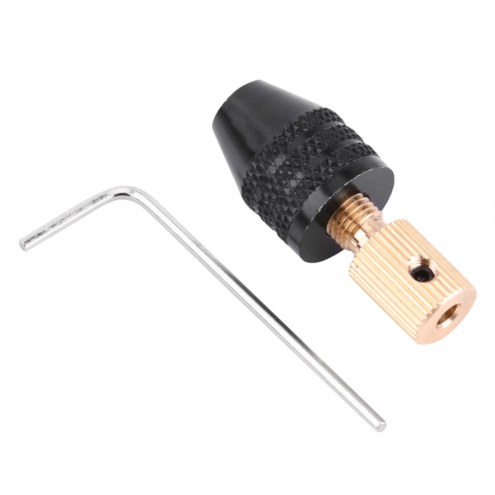 Brass & Aluminum Alloy Electric Drill Chuck Set Grasp Capacity Range 0.3-3.4mm Drilling Tool