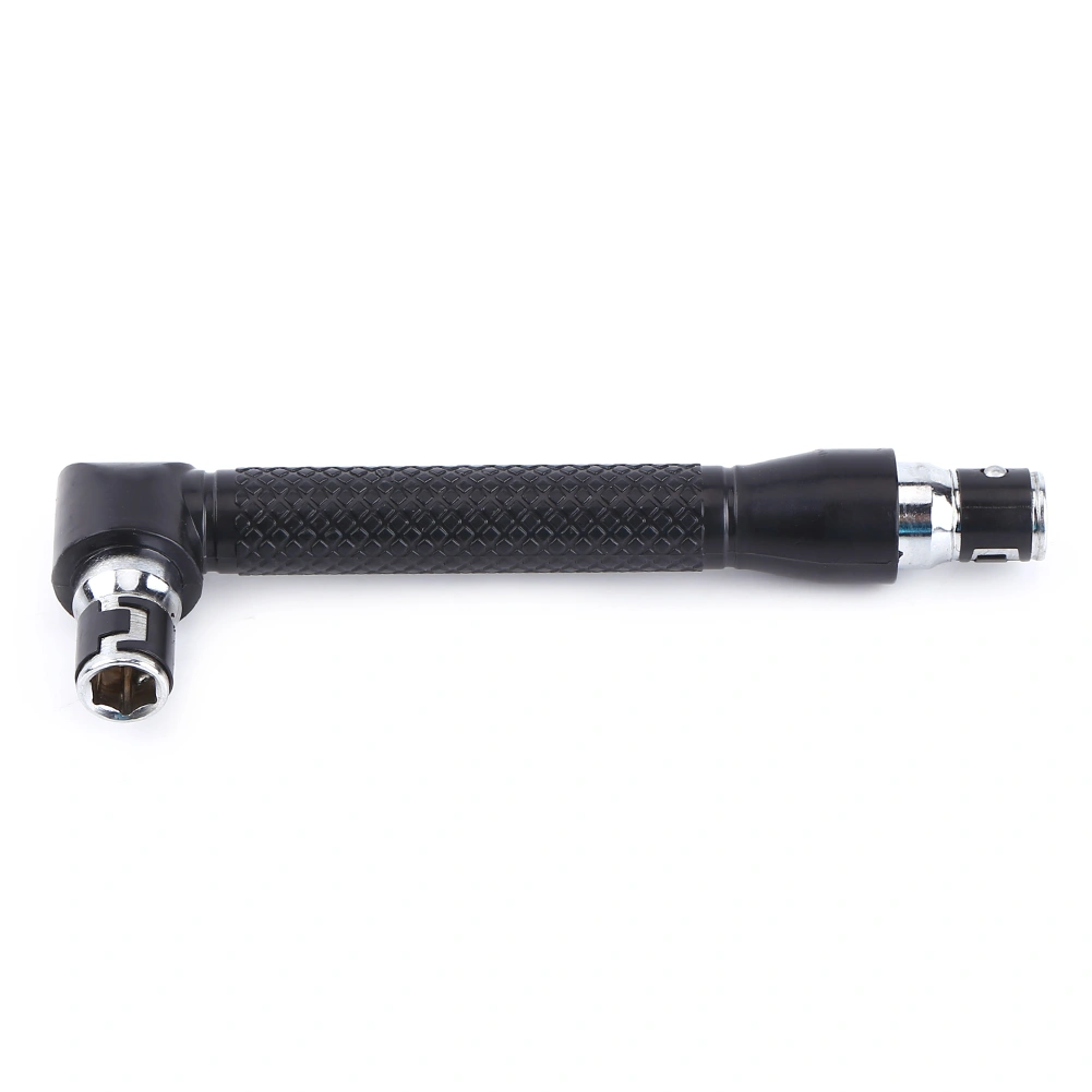 L Shape 1/4 Inch Hex Socket Wrench Double Head For Screwdriver Bits Hand Tool