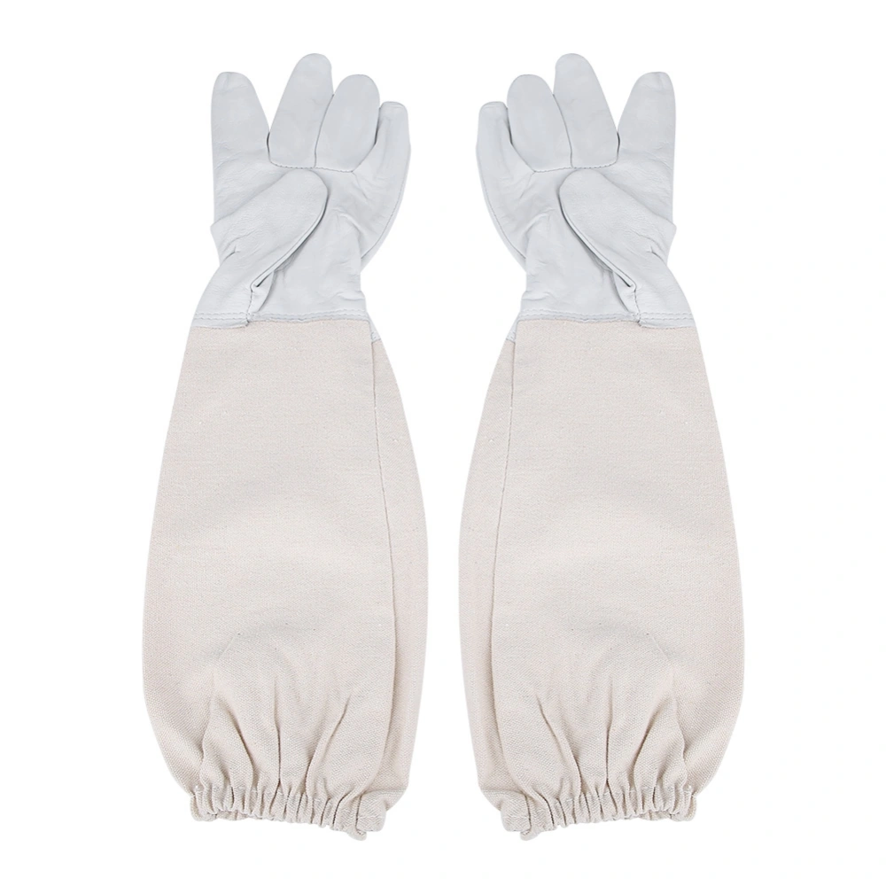 Bee Keeping Protective Goatskin Gloves with Vented Long Sleeves Beekeeping Tools