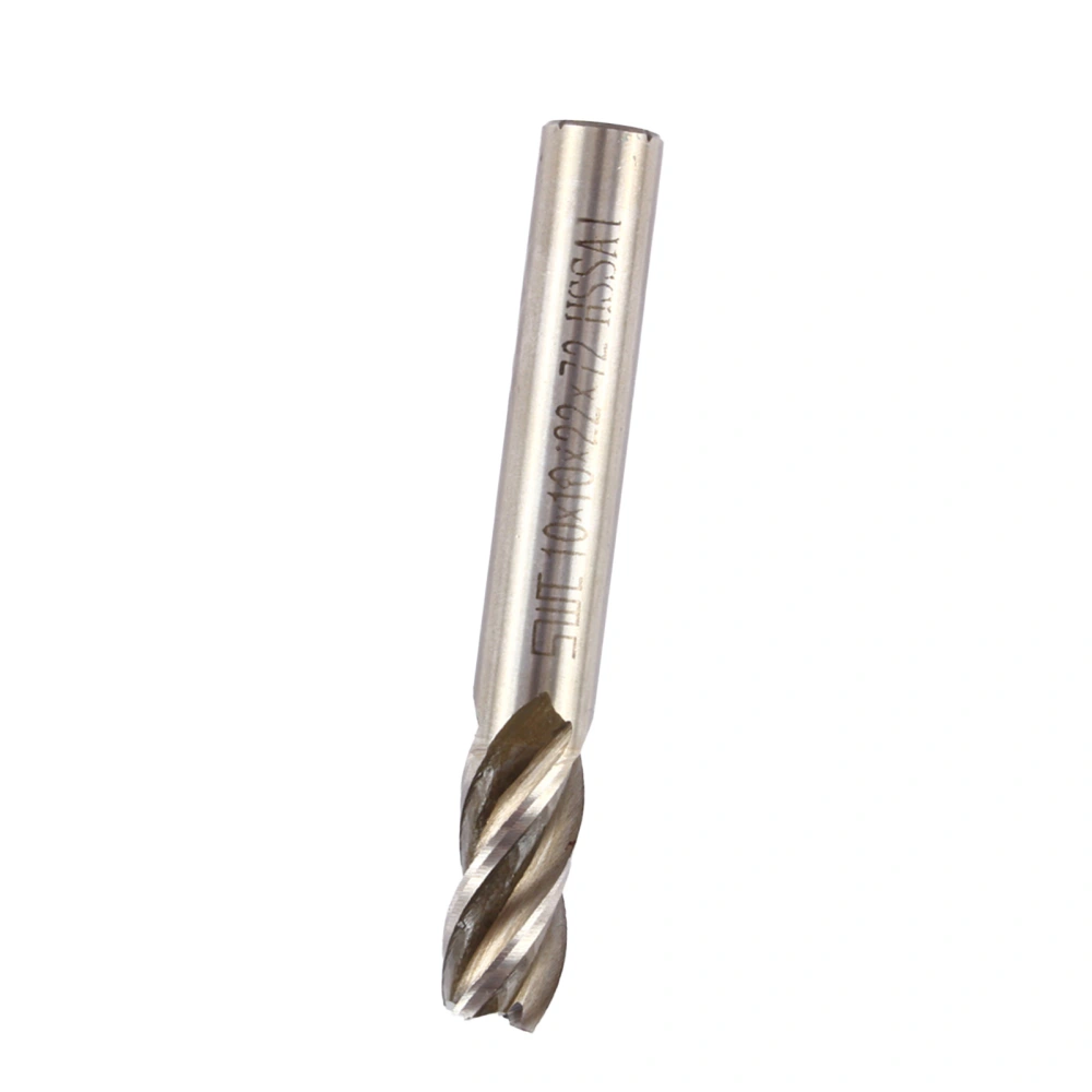 High Quality 4mm-12mm HSS CNC Straight Shank 4 Flute End Mill Cutter Drill Bit