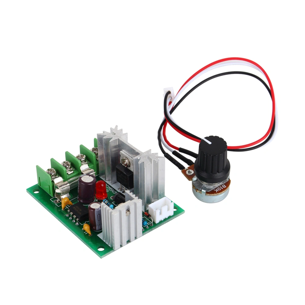 Pulse Width PWM DC Motor Speed Controller 12V24V30V 120W Universal Controller Switch With Fuse