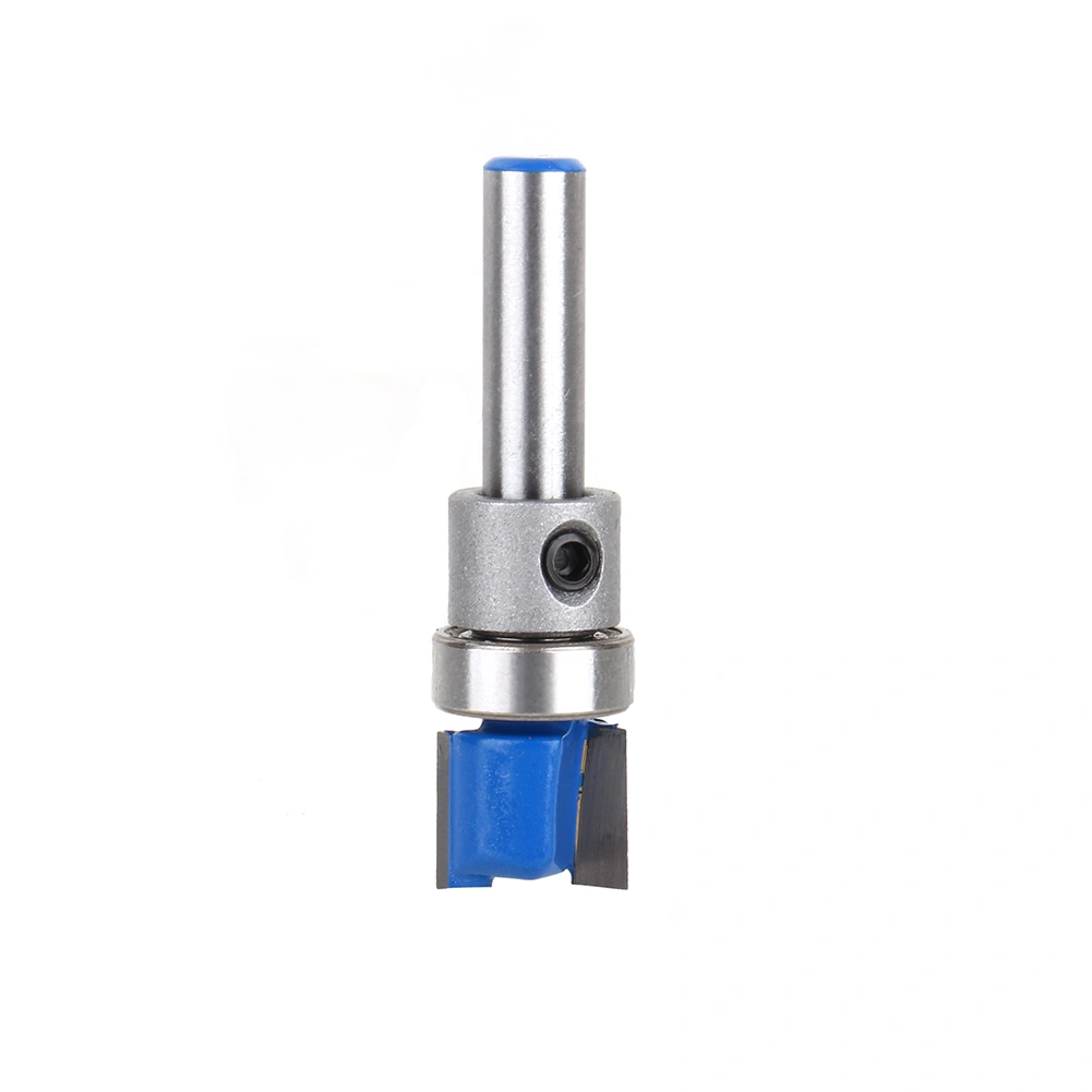 1/4" Top Bearing Flush Dual Blade Woodworking Milling Cutter Trim Router Bit Ne