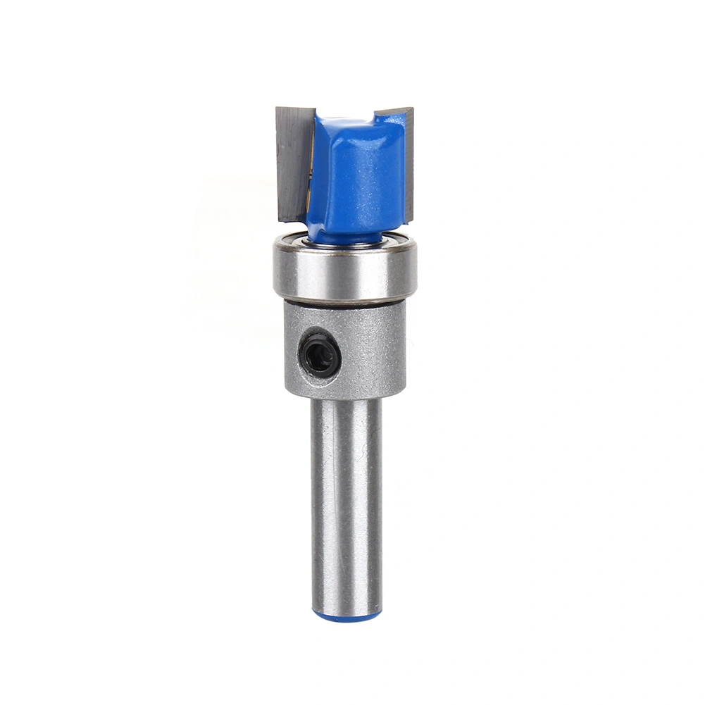 1/4" Top Bearing Flush Dual Blade Woodworking Milling Cutter Trim Router Bit Ne
