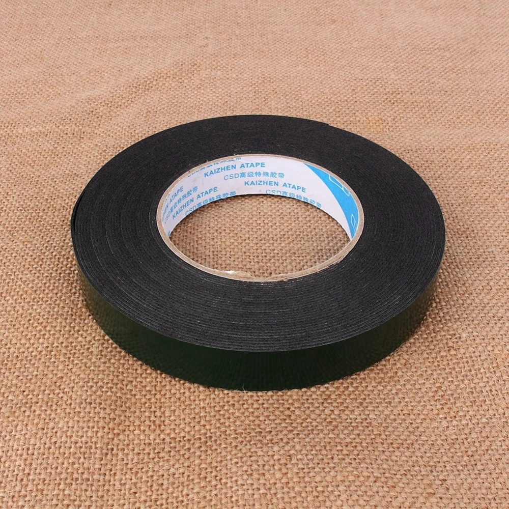 10m Super Strong Waterproof Self Adhesive Double Sided Foam Tape Black Color