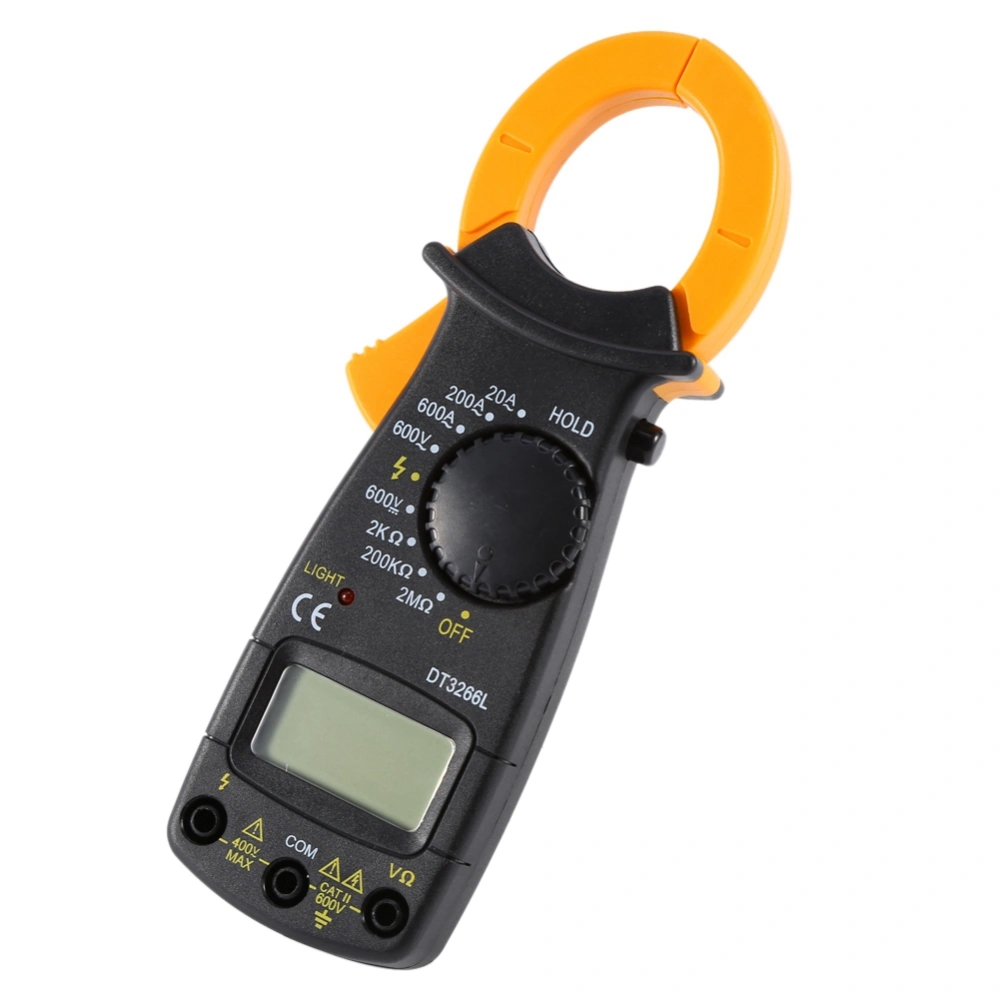 DT-3266L Digital Amper Clamp Meter Multimeter Current Clamp Pincers Voltmeter Ammeter 600A AC/D