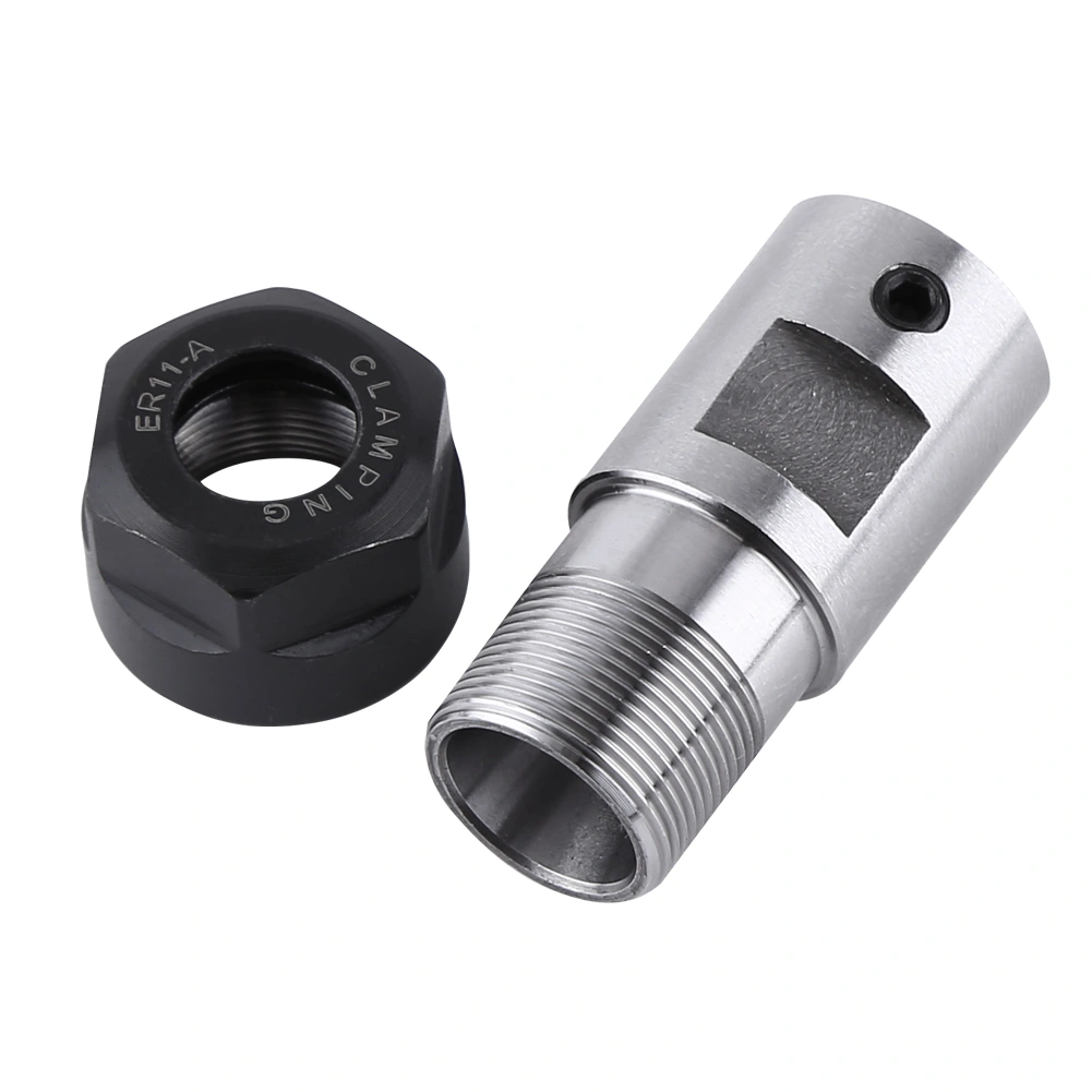 ER11 Collet Chuck Motor Shaft Spindle Extension Rod Inner 8MM For CNC Milling