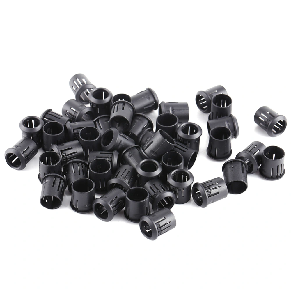 10mm LED 50Pcs Lamp Socket Diode Holder Nylon Black Clip Bezel Mount Useful