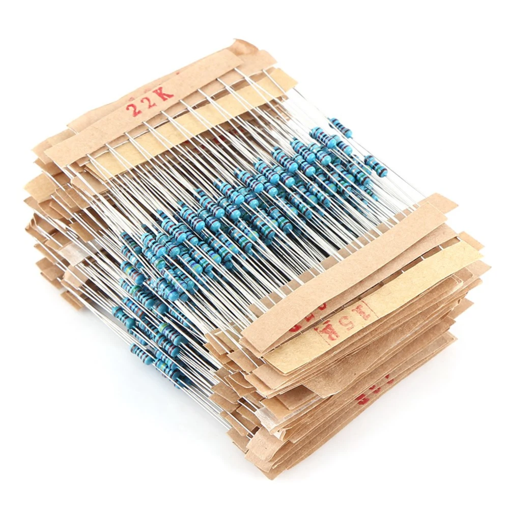 560pcs 56 Types Metal Film Resistor Electronic Assorted Resistance Components Kit