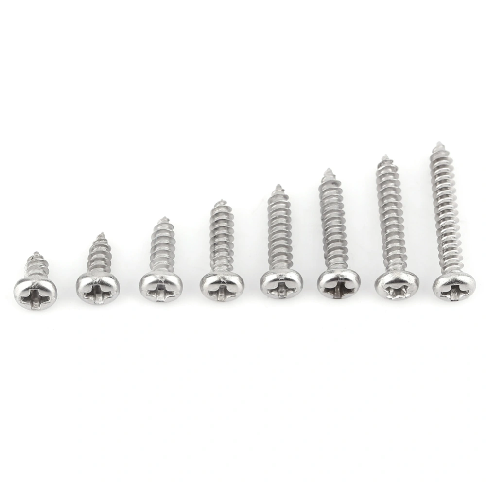 Stainless Steel 304 Self tapping Screws for Woodworking Plastic (Pan head)