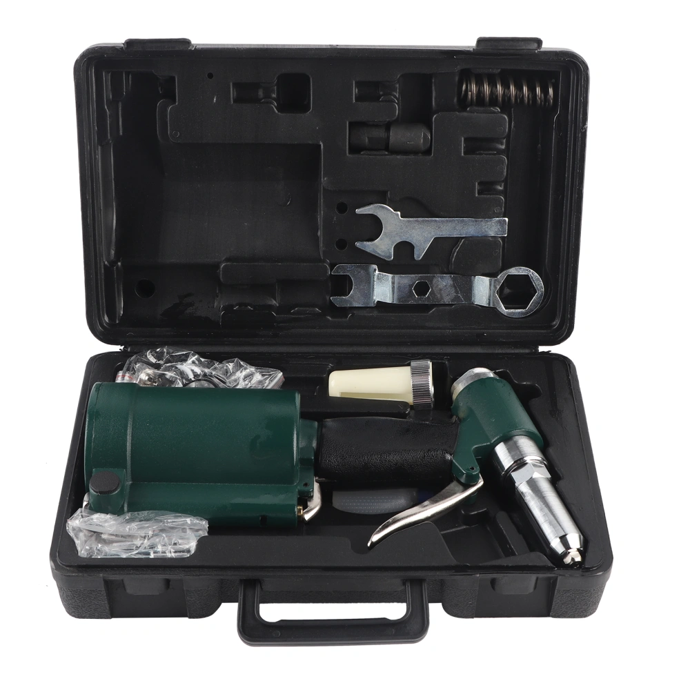 Industrial Air Hydraulic Rivet Gun Pneumatic Riveter Kit Set 2.4-4.8mm