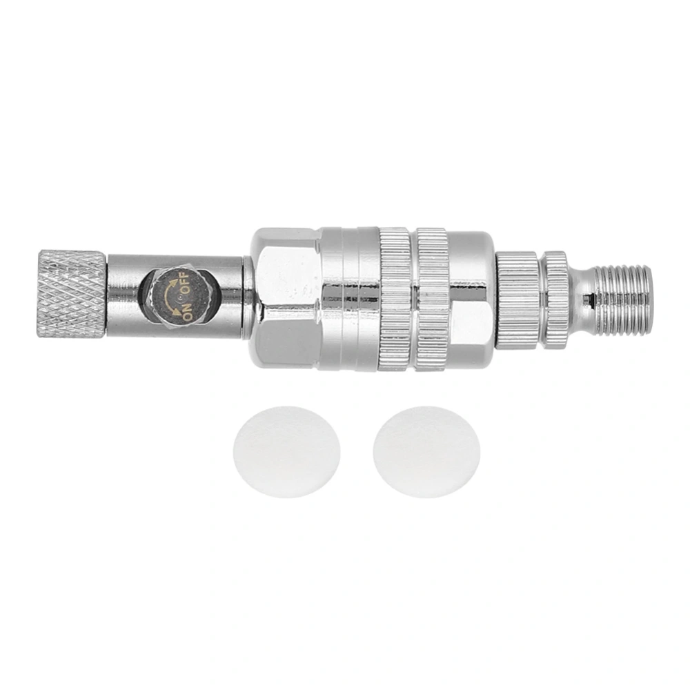 Mini Air Filter Airbrush Moisture Water Trap Adjustable Airflow Control Valve Coupling Fitting