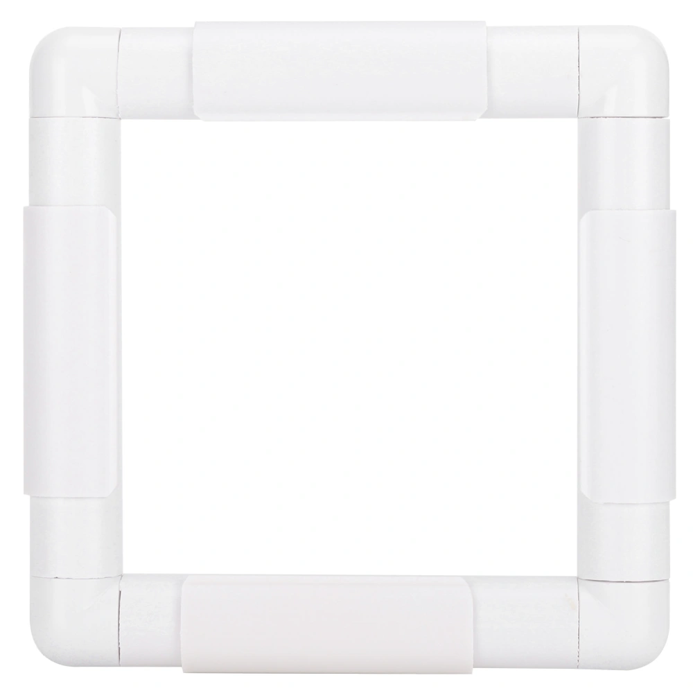 Square Shape Embroidery Frame DIY Hoop Cross Stitch Craft Tool Handhold Rectangle Sewing Supplies6 x 6in