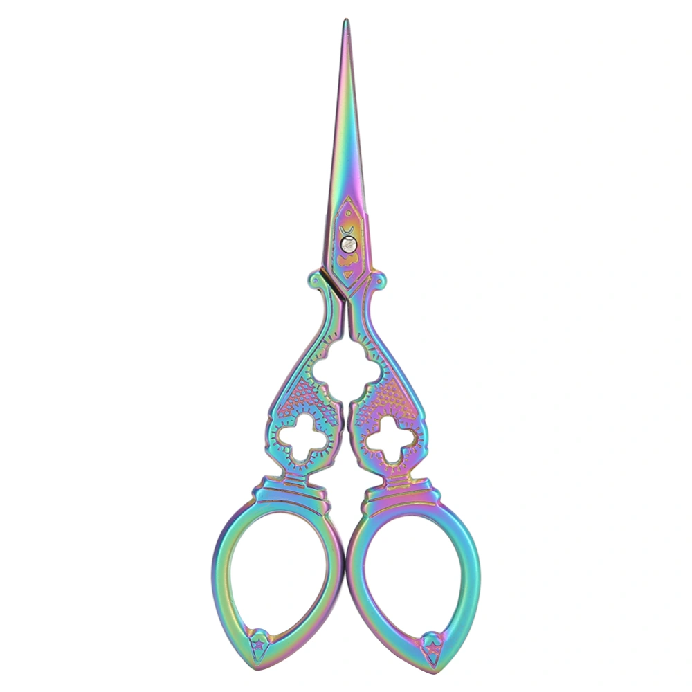 Cutting Scissor Medium Gourd Shape Retro Stainless Steel Material Embroidery DIY Hand Made(Multicolour )