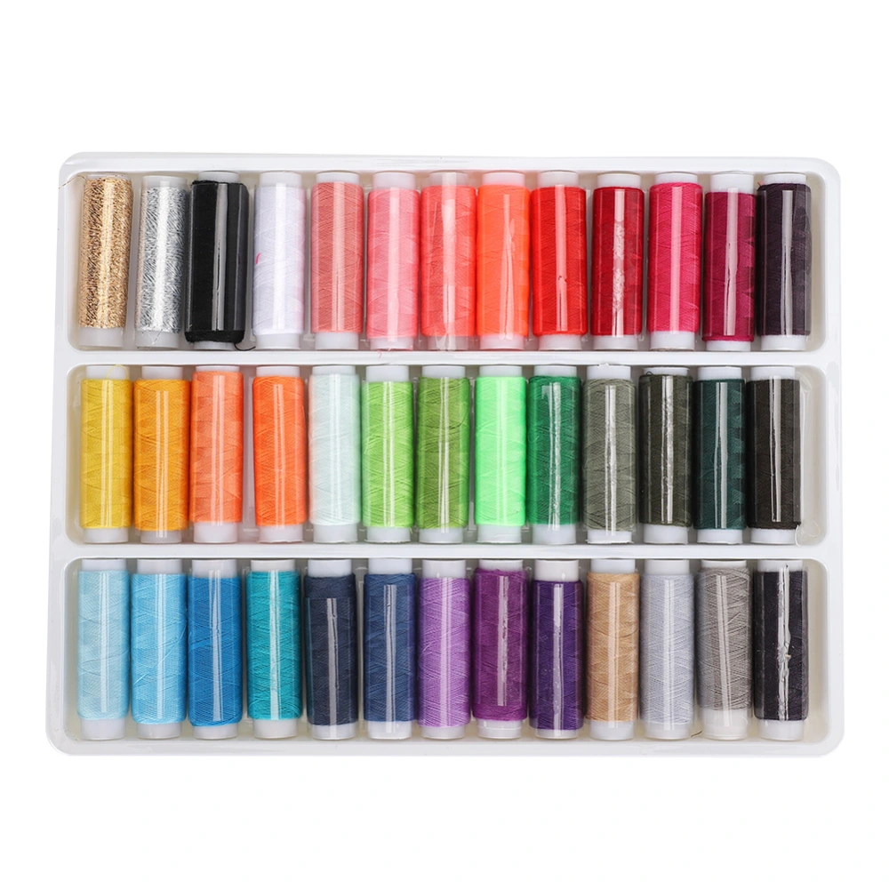 39-Roll Sewing Thread Set Color Clothing Accessories Embroidery Needlework Set Lightweight