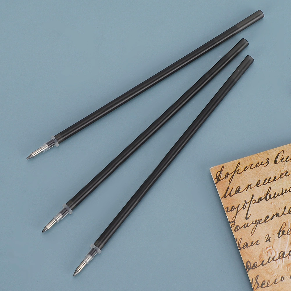 3Pcs Special Refill for Senyan Paper Notebook Erasable Pen Black Technology Gel 0.5mm
