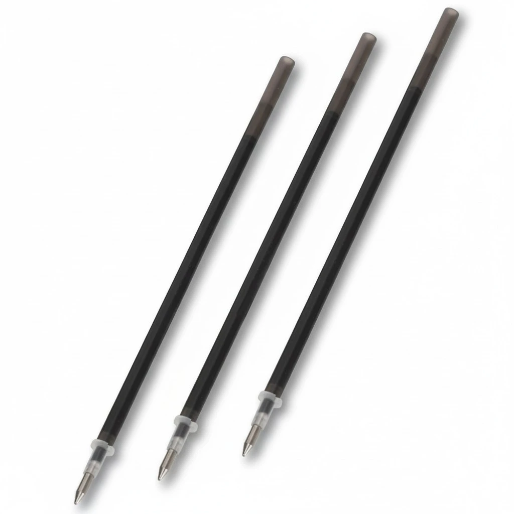3Pcs Special Refill for Senyan Paper Notebook Erasable Pen Black Technology Gel 0.5mm
