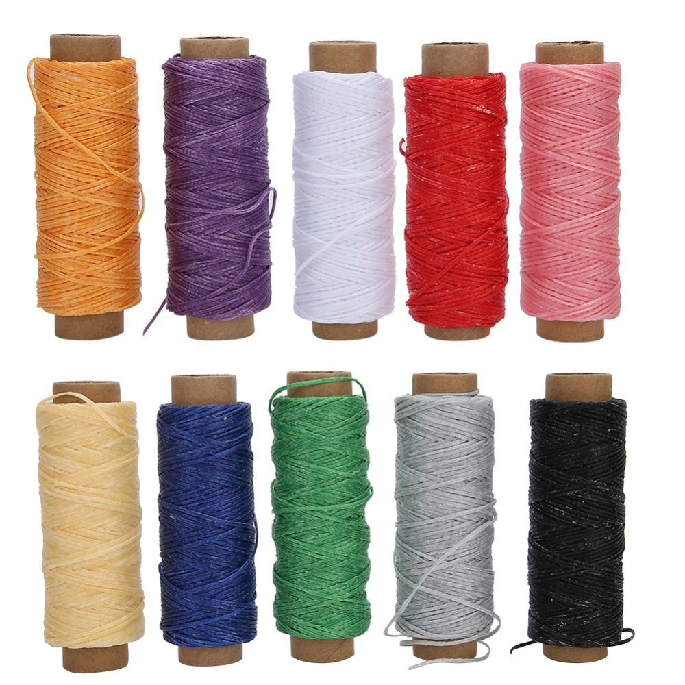 10 Colors 150D wax Thread 50 Meters Waxed String Cord Diy Hand Stitched Accessories