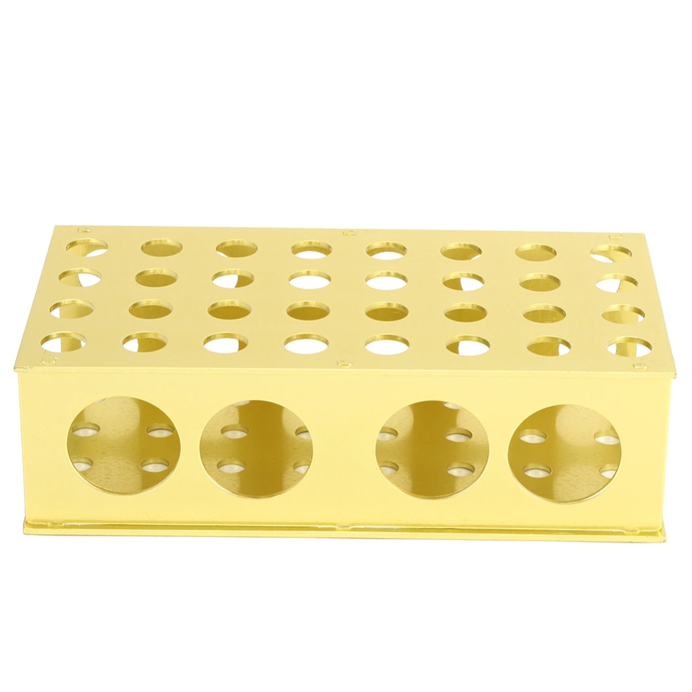 Test Tube Rack Multiple Holes Stainless Steel Tubing Stand Holder Laboratory Equipment