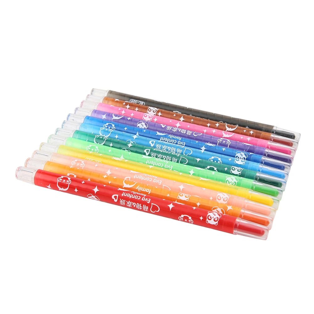 Erasable Crayons Painting Drawing Crayons Set Art Supplies for Children Student Beginner12-color