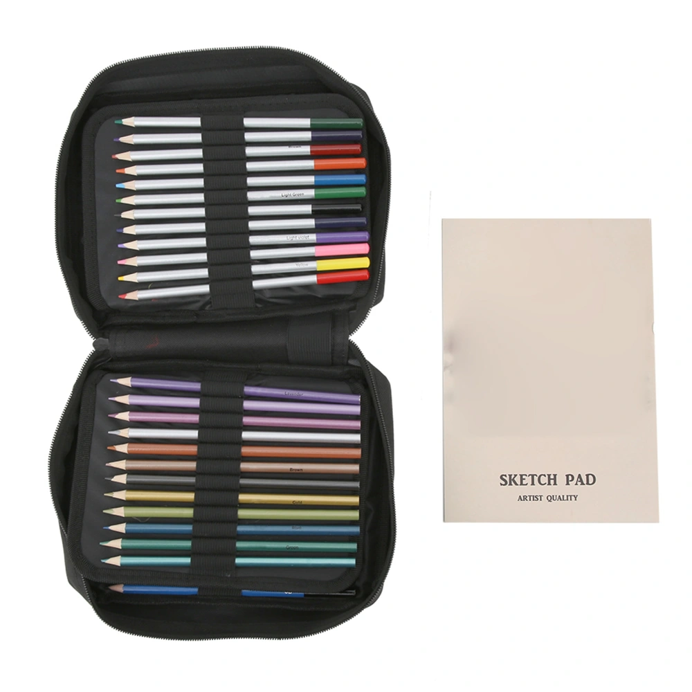 73pcs Sketching Drawing Colored Pencil Art Painting Charcoal Graphite Pencil Eraser Set73pcs