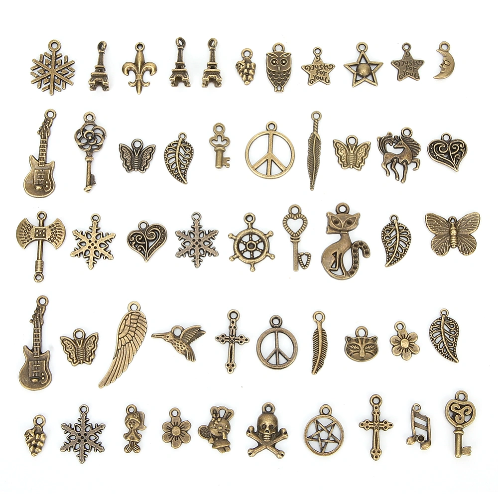 DIY Pendants Accessories Bronze Electroplating Alloy Jewelry Bracelet Materials50 Kinds Bronze