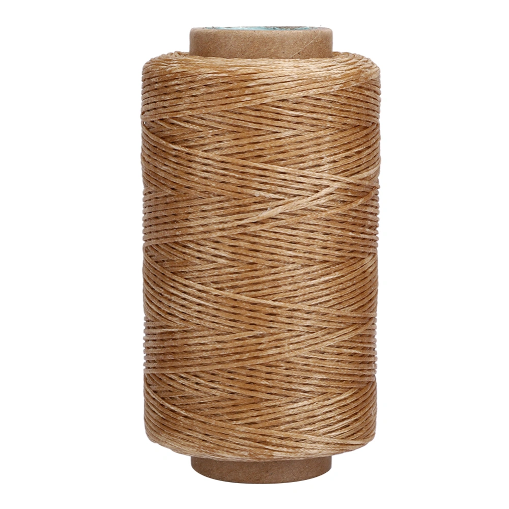 150D 820.2ft Waxed Thread Handmade Flat Sewing Stitching Cord Accessories for DIY Leather CraftKhaki