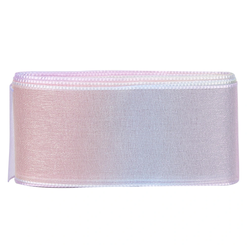 Beautiful Wrapping Ribbon Gradient Colorful Ribbon Decor DIY Accessories Packaging MaterialColor 1 40mm