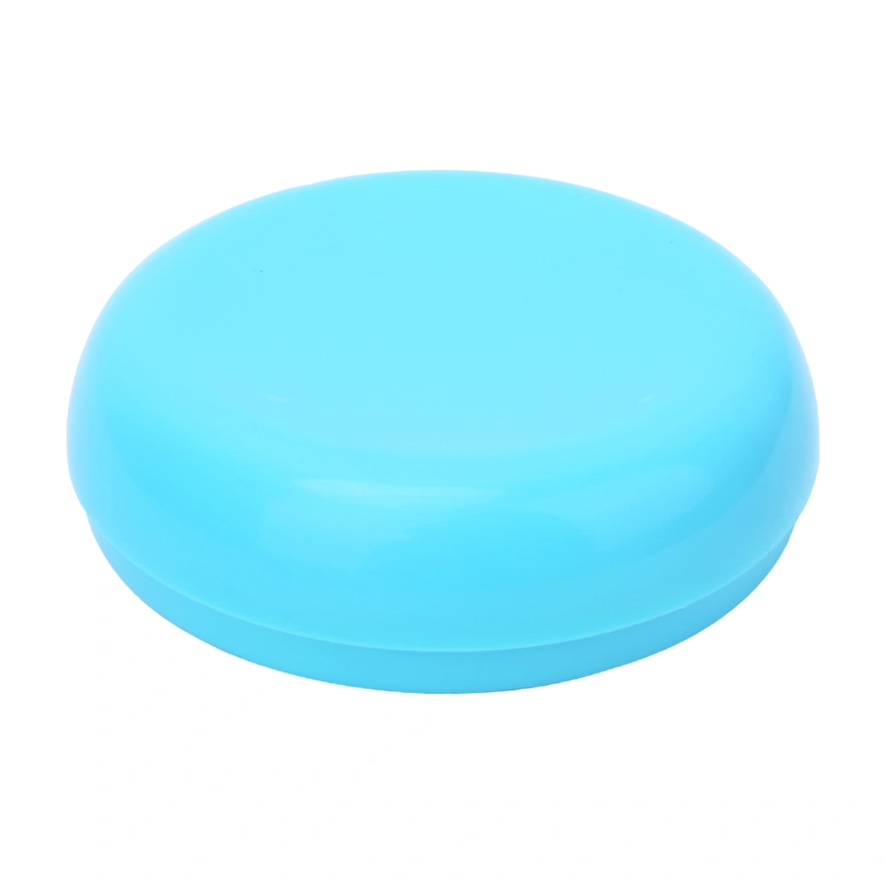 Magnetic Pin Cushion Sewing Stitching Needle Storage Pin Blue Round Holder Box