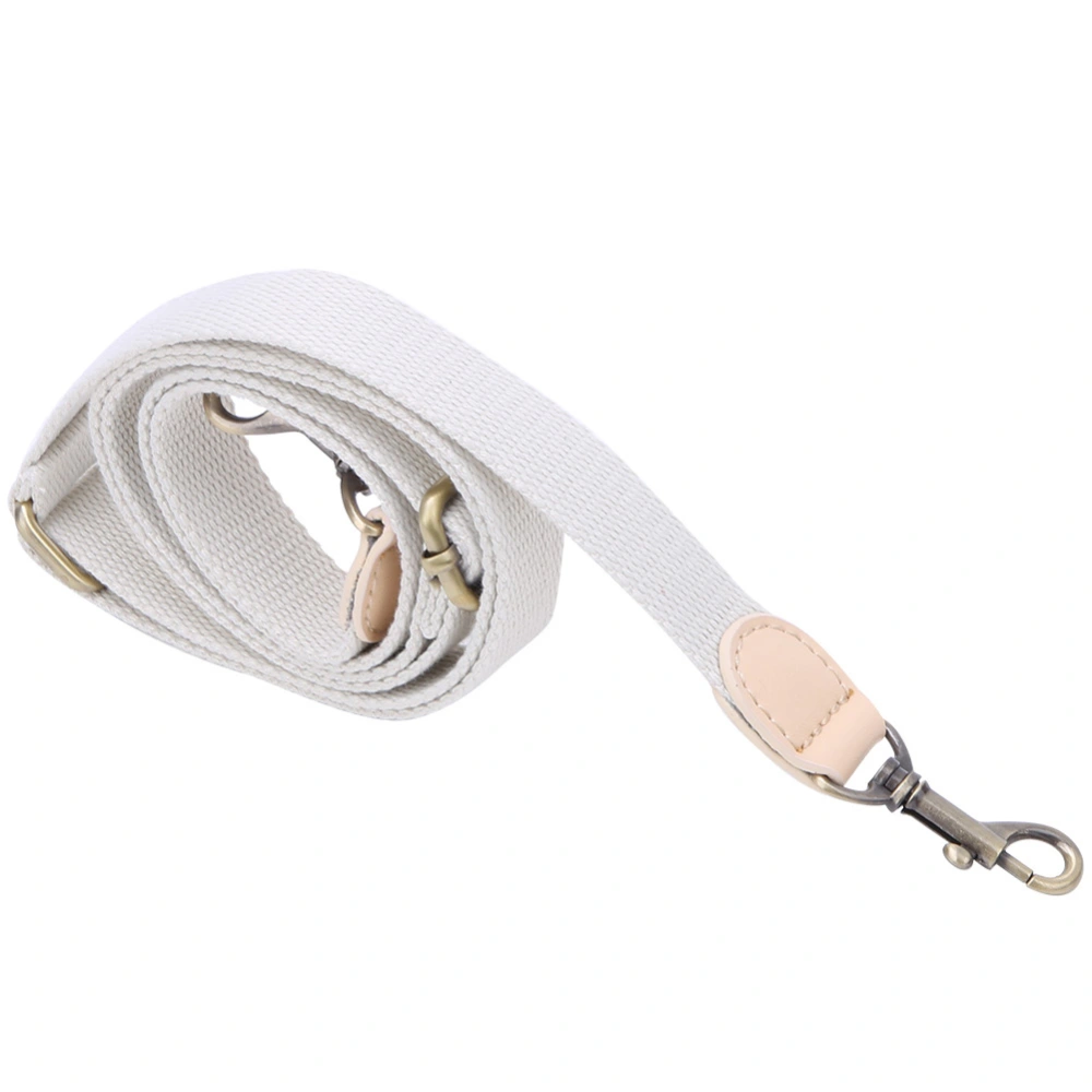 Handmade DIY Patchwork Accessories Adjustable Crossbody Bag Leather Strap for CBD065-066(Creamy White )