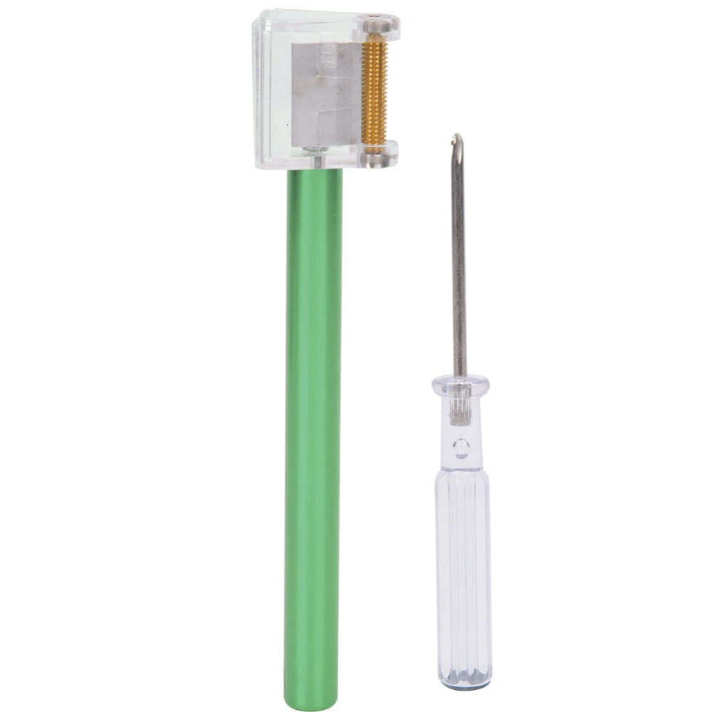 Multi Function Leather Edge Oil Pen Edge Dye Roller Applicator DIY Leather Crafts Tool(Green )