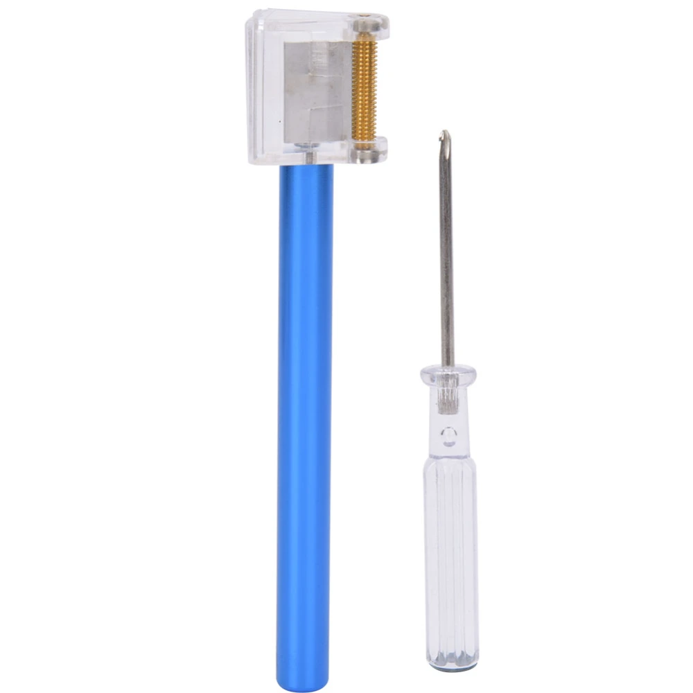 Multi Function Leather Edge Oil Pen Edge Dye Roller Applicator DIY Leather Crafts Tool(Blue )