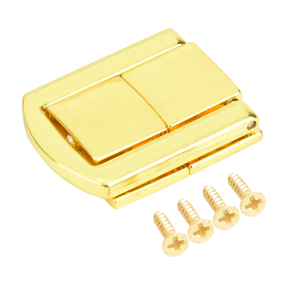 5Pcs Turn Lock Snap Zinc Alloy Luggage Clothing Accessories Bag Locking FastenerBright Gold L