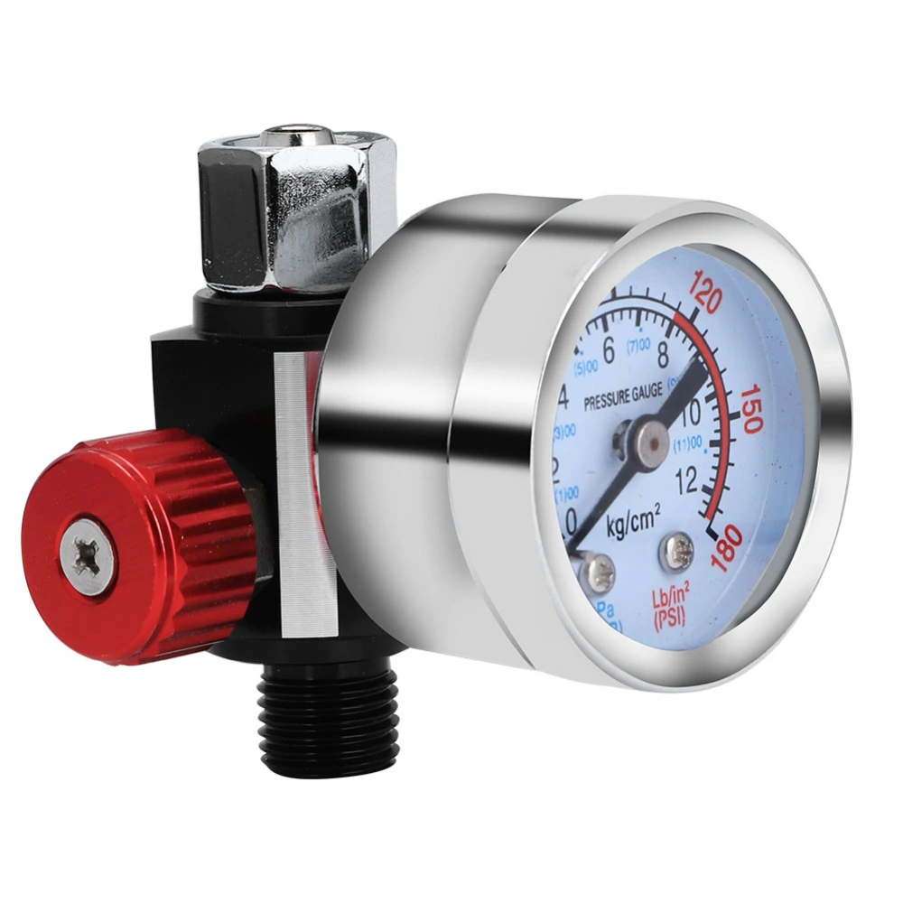 Air Pressure Regulator Gauge Adjustable Spray Gun Instrument Pneumatic Tool Accessories