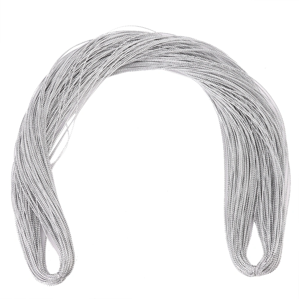 100 Yards Yarn DIY Cord Rope String Thread Hair Packaging Label Clothing Bags AccessoriesSilver