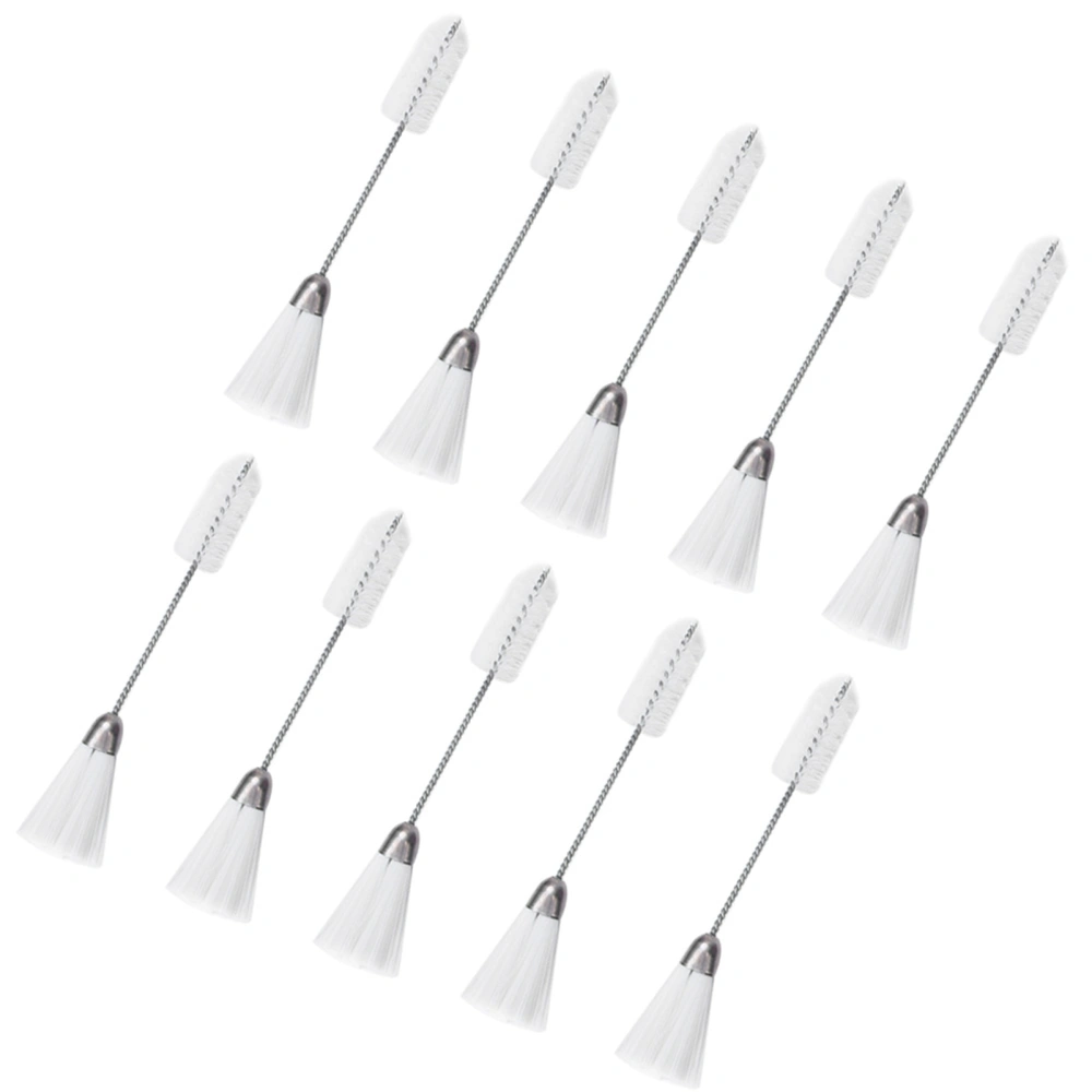 10 Pcs Nylon Stainless Steel Sewing Machine Cleaning Brush Household Sanitary Tool